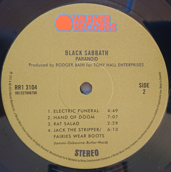 Paranoid - secondary