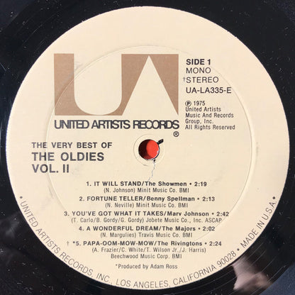 The Very Best Of The Oldies Vol. 2 - secondary