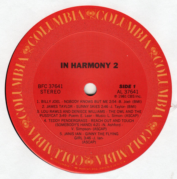 In Harmony 2 - secondary