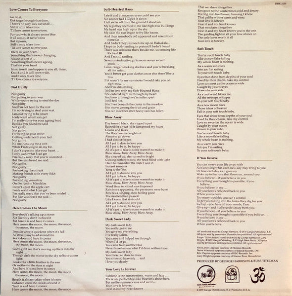 George Harrison - secondary