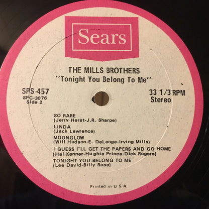 The Mills Brothers - Tonight You Belong To Me