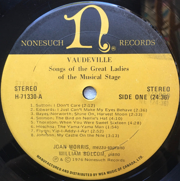 Vaudeville Songs Of The Great Ladies Of The Musical Stage - secondary