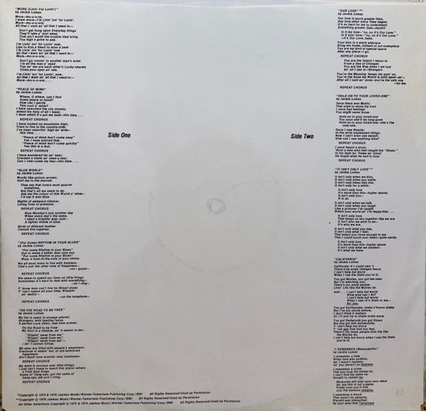 Livin' For Lovin' - secondary