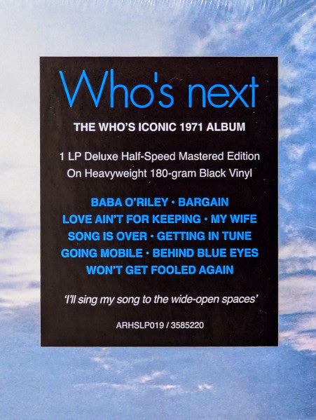 Who's Next - secondary