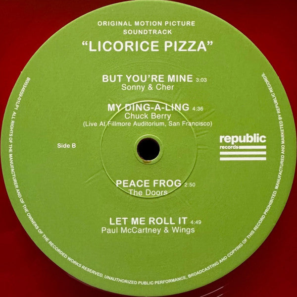 Licorice Pizza (Original Motion Picture Soundtrack) - secondary