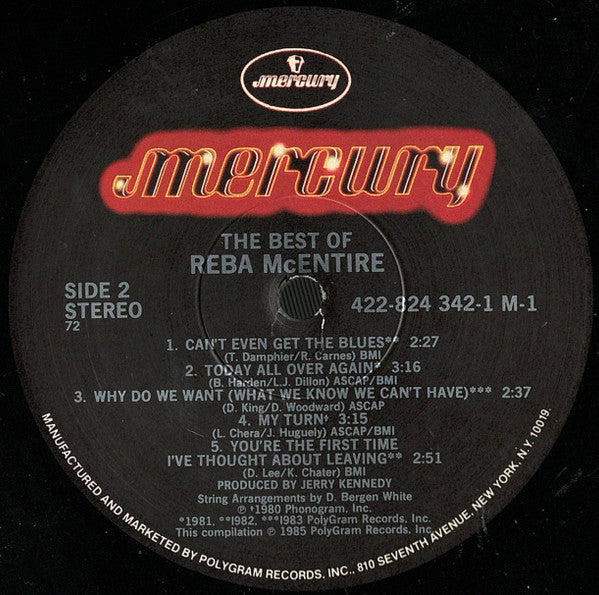 The Best Of Reba McEntire - secondary