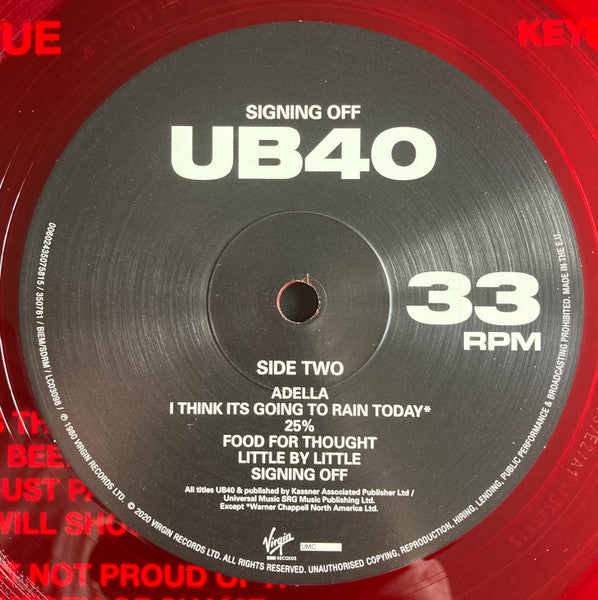 Signing Off - secondary