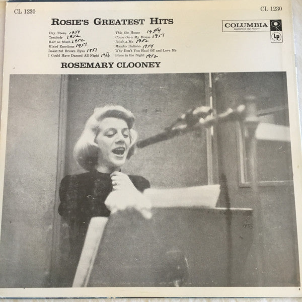 Rosie's Greatest Hits - secondary