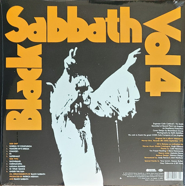 Black Sabbath Vol 4 - secondary