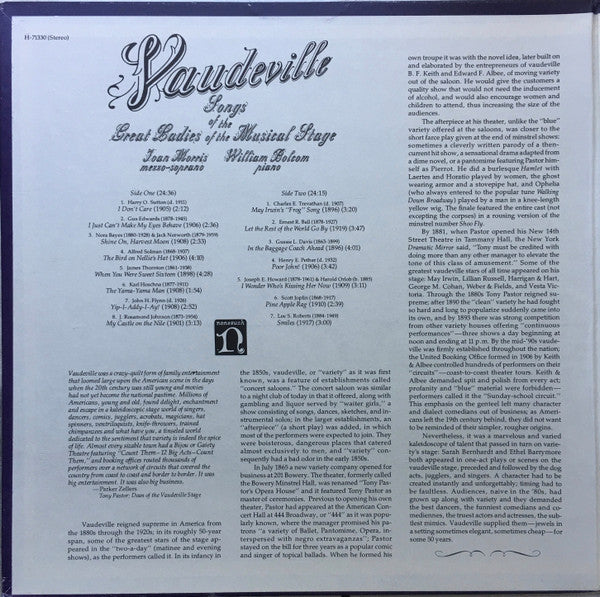 Vaudeville Songs Of The Great Ladies Of The Musical Stage - secondary