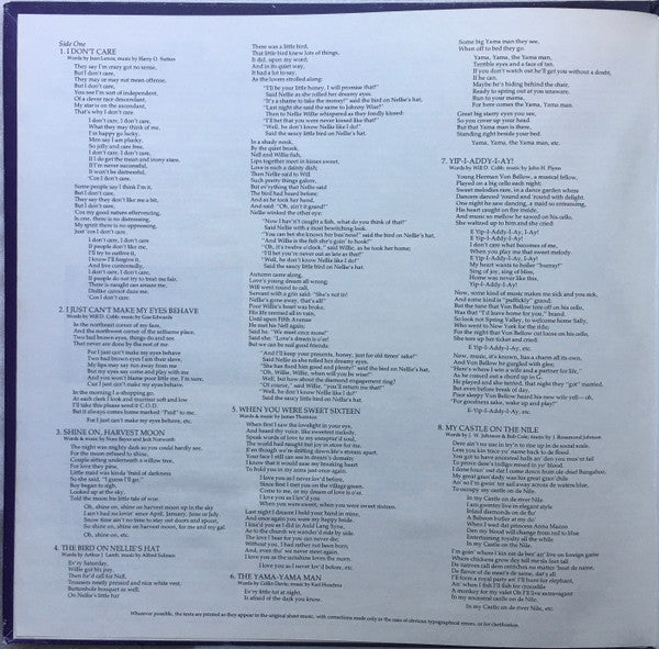 Vaudeville Songs Of The Great Ladies Of The Musical Stage - secondary