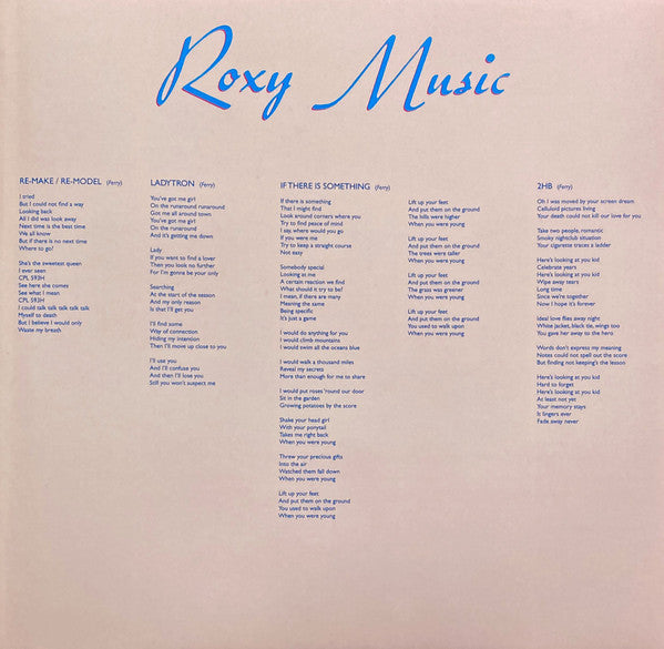 Roxy Music - secondary