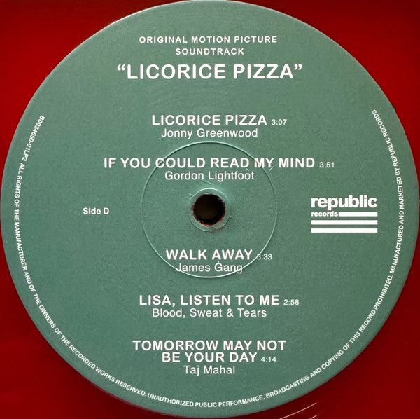 Various - Licorice Pizza (Original Motion Picture Soundtrack