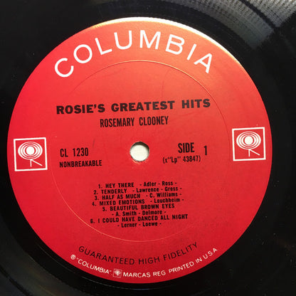 Rosie's Greatest Hits - secondary