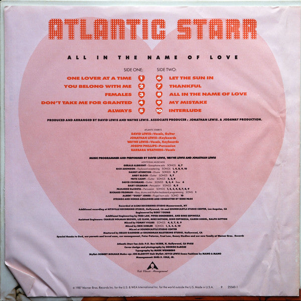 All In The Name Of Love - secondary