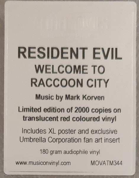 Resident Evil Welcome To Raccoon City (Original Motion Picture Soundtrack) - secondary