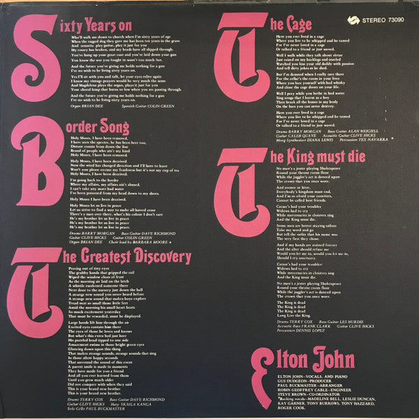Elton John - secondary