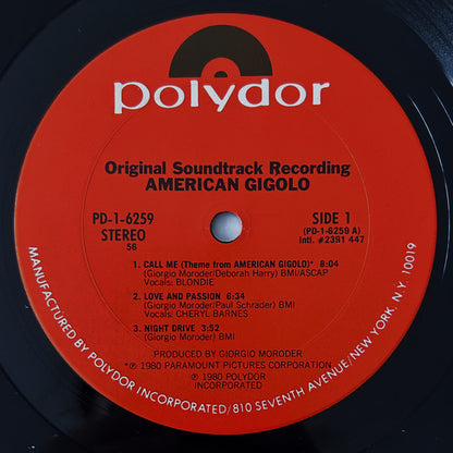 American Gigolo (Original Soundtrack Recording) - secondary