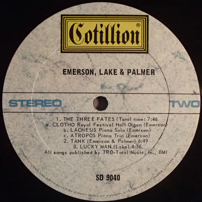 Emerson, Lake & Palmer - secondary