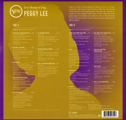 Great Women Of Song: Peggy Lee - secondary