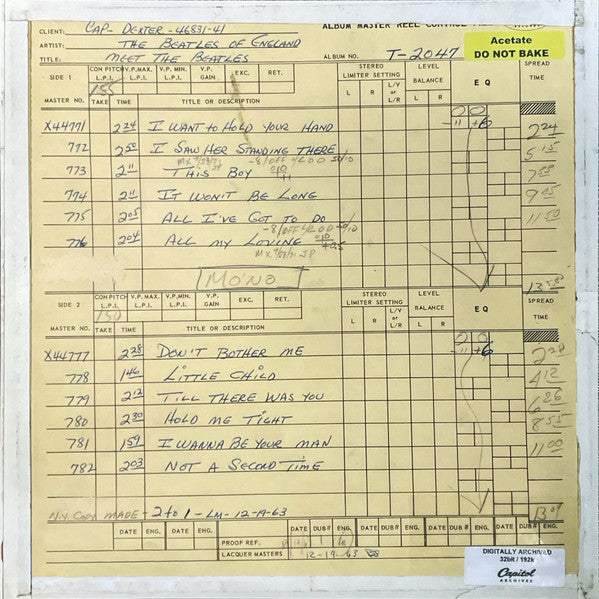 Meet The Beatles! - secondary