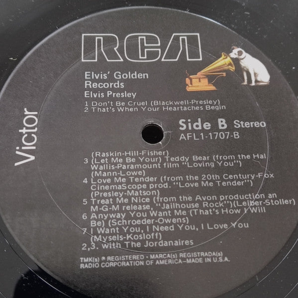Elvis' Golden Records - secondary
