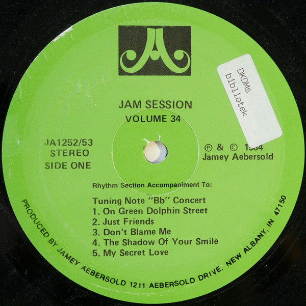 Jamey Aebersold - Jam Session For Instrumentalists & Vocalists