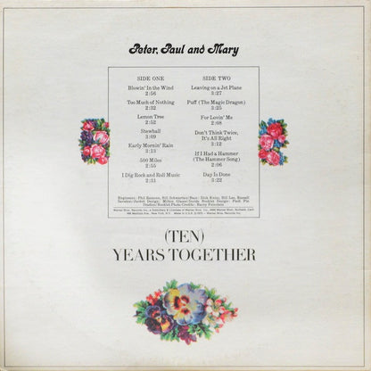 The Best Of Peter, Paul And Mary: (Ten) Years Together - secondary