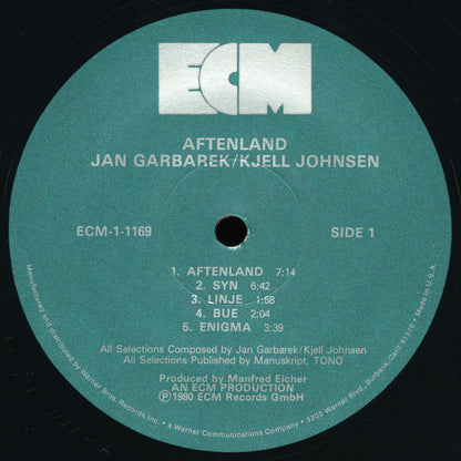 Jan Garbarek, Kjell Johnsen - Aftenland