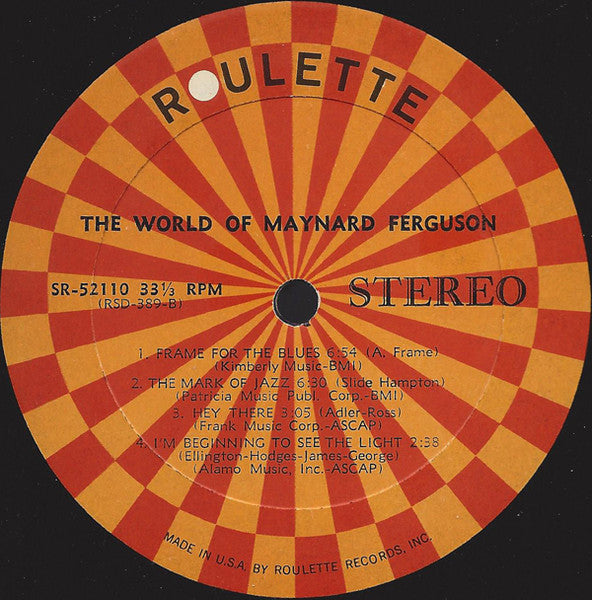 The World Of Maynard Ferguson - secondary