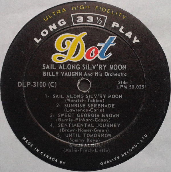 Billy Vaughn - Sail Along Silv'ry Moon