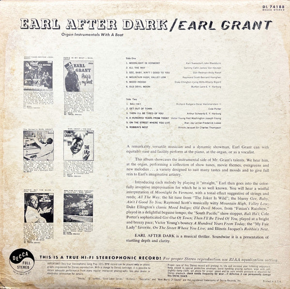 Earl After Dark - secondary
