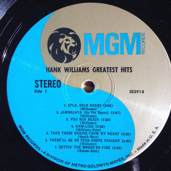 Hank Williams' Greatest Hits - secondary
