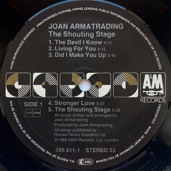 Joan Armatrading - The Shouting Stage