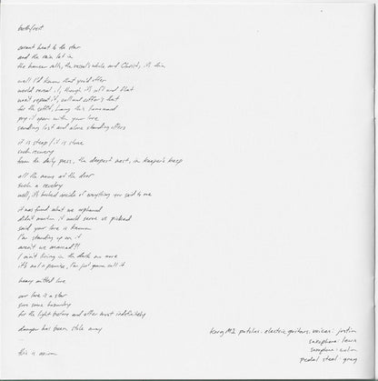 Bon Iver, Bon Iver - secondary