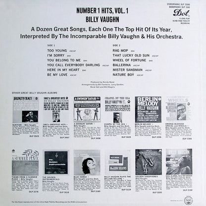 Number 1 Hits, Vol. 1 - secondary