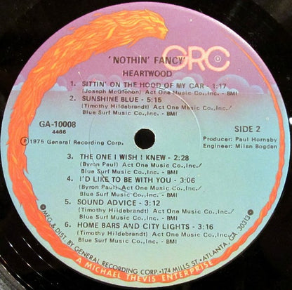 Nothin' Fancy - secondary