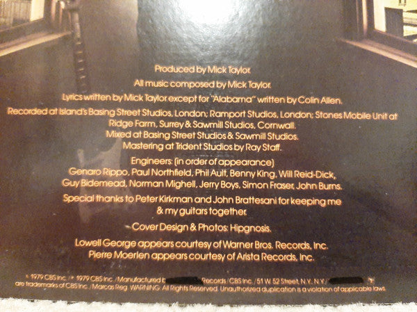Mick Taylor - secondary
