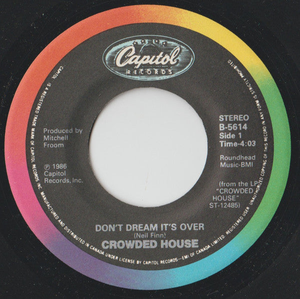 Don't Dream It's Over - secondary