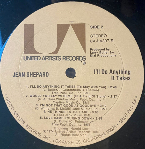 Jean Shepard - I'll Do Anything It Takes