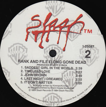 Long Gone Dead - secondary