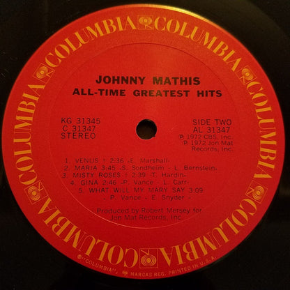 Johnny Mathis - Johnny Mathis' All-Time Greatest Hits