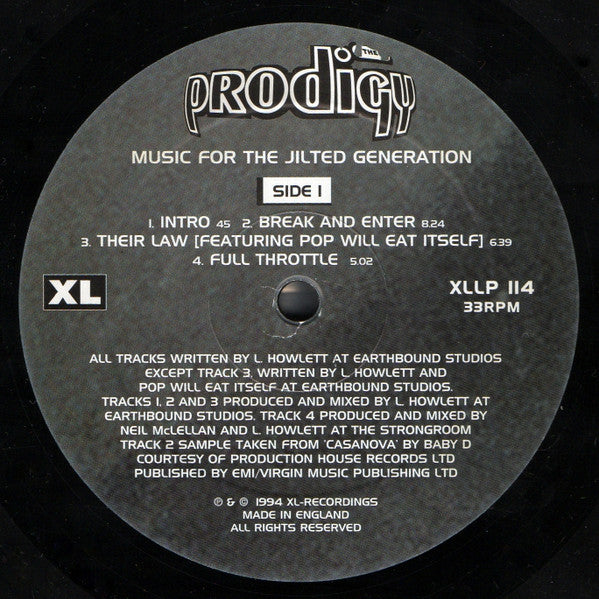 Music For The Jilted Generation - secondary