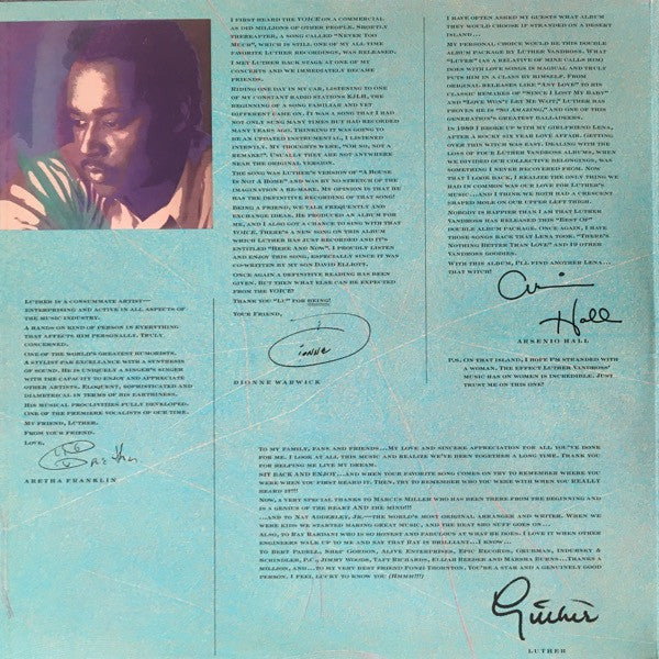 The Best Of Luther Vandross - The Best Of Love - secondary