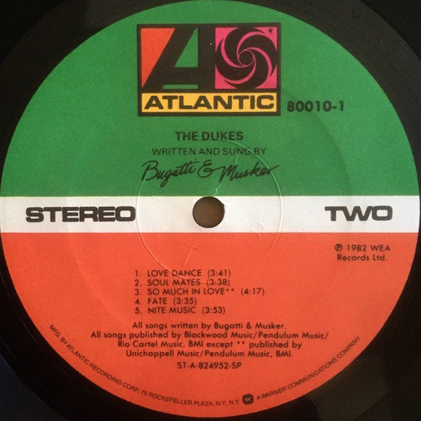 The Dukes - The Dukes Bugatti & Musker