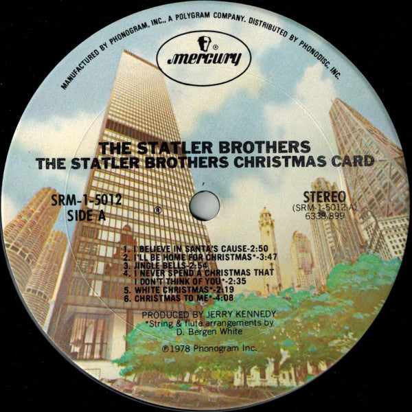 The Statler Brothers Christmas Card - secondary