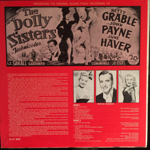 Betty Grable, June Haver, John Payne - The Dolly Sisters