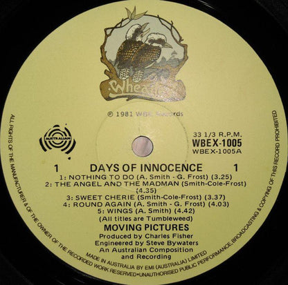 Moving Pictures - Days Of Innocence