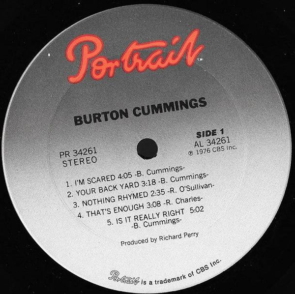 Burton Cummings - secondary