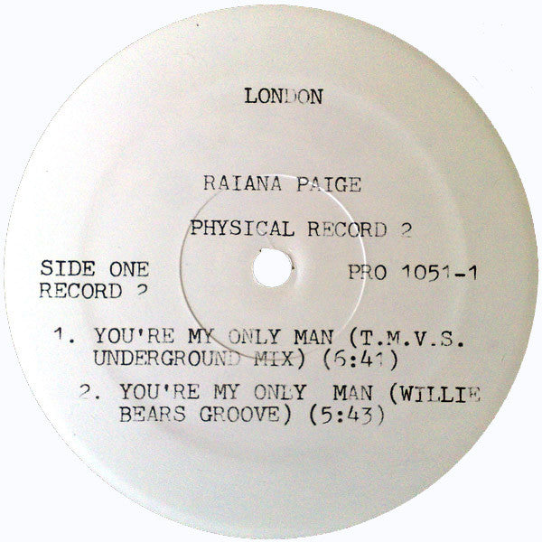 You're My Only Man - secondary